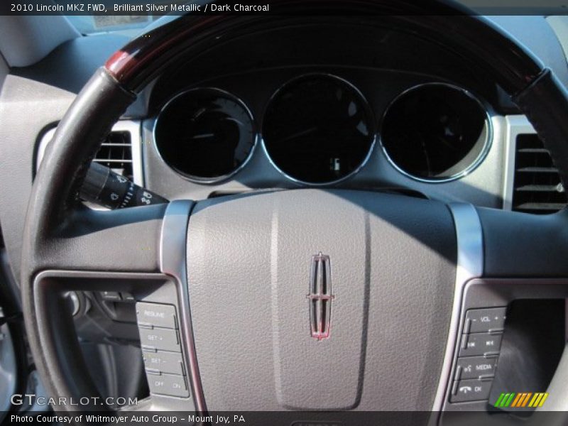 Brilliant Silver Metallic / Dark Charcoal 2010 Lincoln MKZ FWD