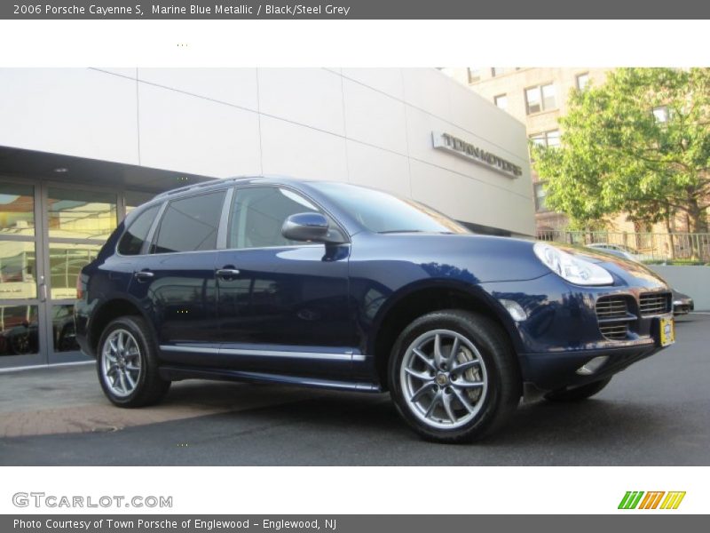 Marine Blue Metallic / Black/Steel Grey 2006 Porsche Cayenne S