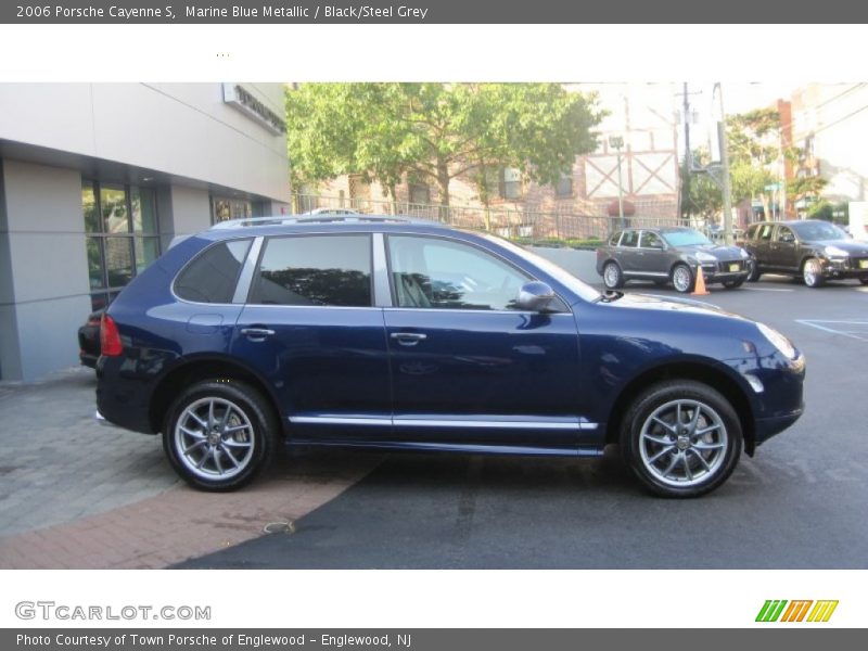 Marine Blue Metallic / Black/Steel Grey 2006 Porsche Cayenne S