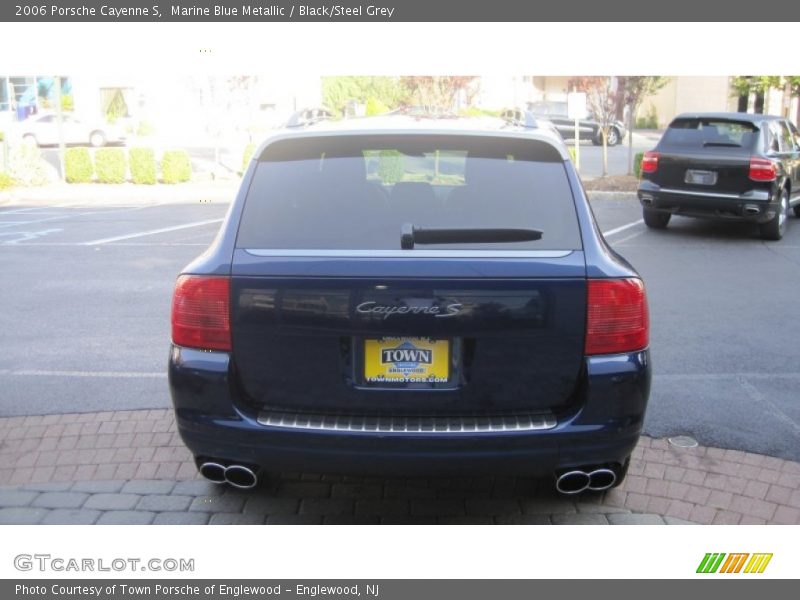 Marine Blue Metallic / Black/Steel Grey 2006 Porsche Cayenne S