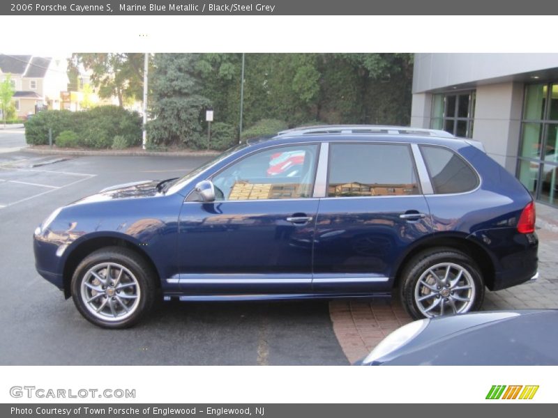 Marine Blue Metallic / Black/Steel Grey 2006 Porsche Cayenne S