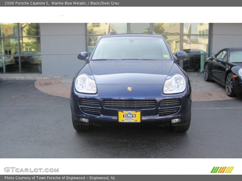 Marine Blue Metallic / Black/Steel Grey 2006 Porsche Cayenne S
