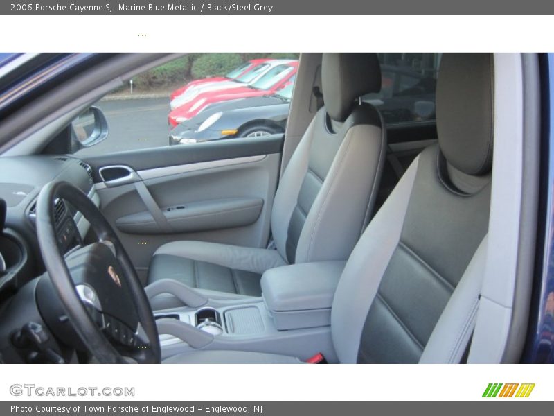 Marine Blue Metallic / Black/Steel Grey 2006 Porsche Cayenne S