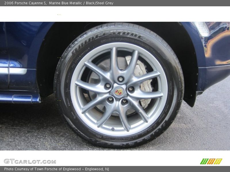 Marine Blue Metallic / Black/Steel Grey 2006 Porsche Cayenne S