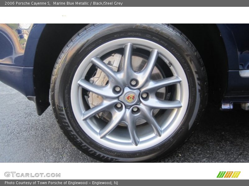 Marine Blue Metallic / Black/Steel Grey 2006 Porsche Cayenne S