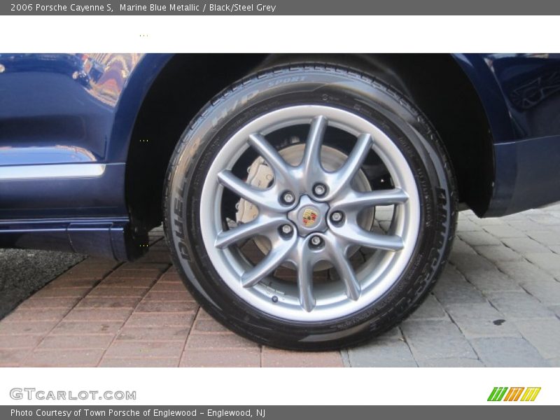 Marine Blue Metallic / Black/Steel Grey 2006 Porsche Cayenne S