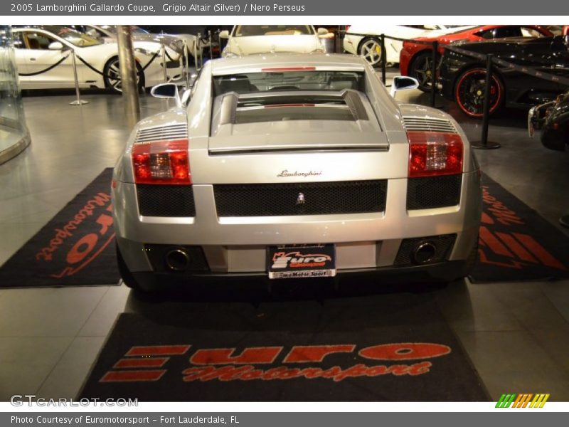 Grigio Altair (Silver) / Nero Perseus 2005 Lamborghini Gallardo Coupe