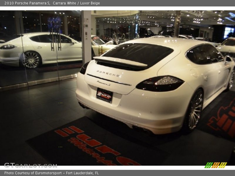 Carrara White / Luxor Beige 2010 Porsche Panamera S