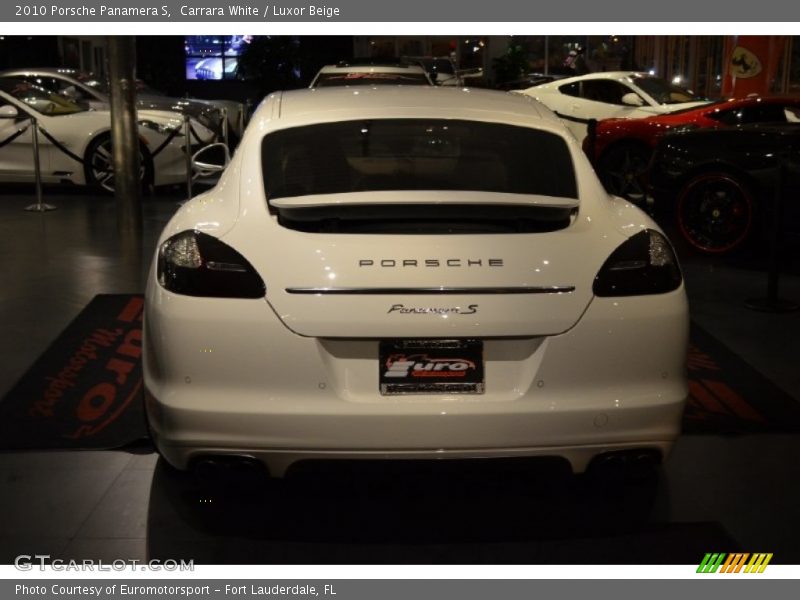 Carrara White / Luxor Beige 2010 Porsche Panamera S