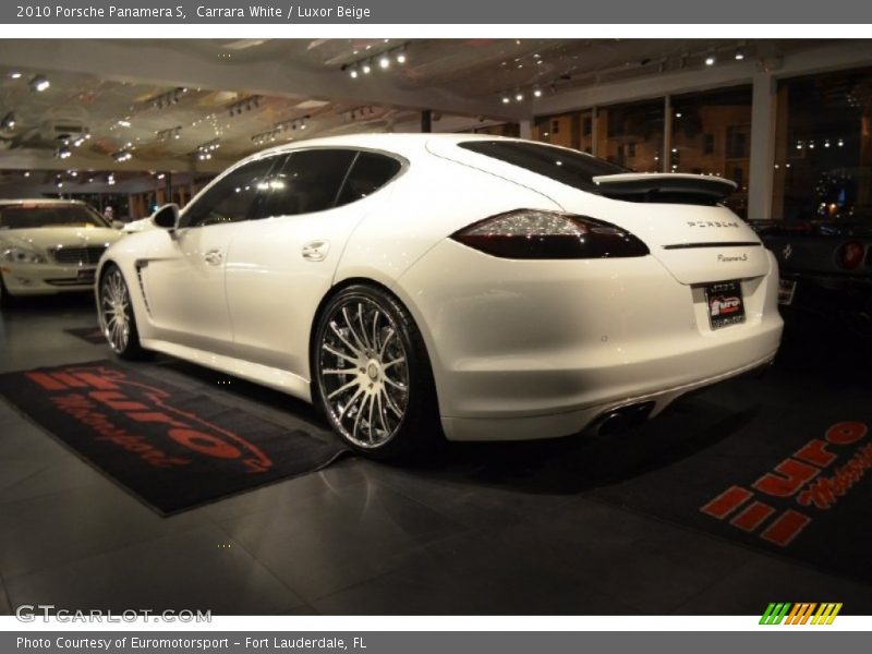 Carrara White / Luxor Beige 2010 Porsche Panamera S