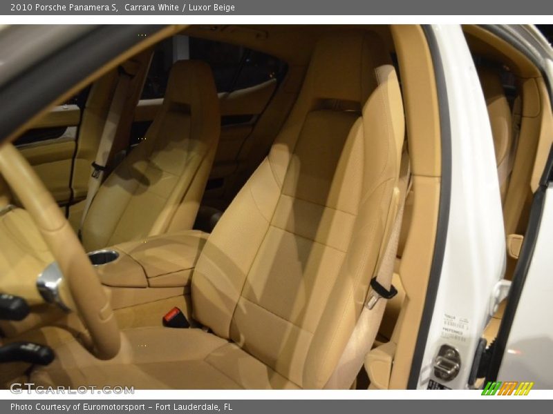 Carrara White / Luxor Beige 2010 Porsche Panamera S