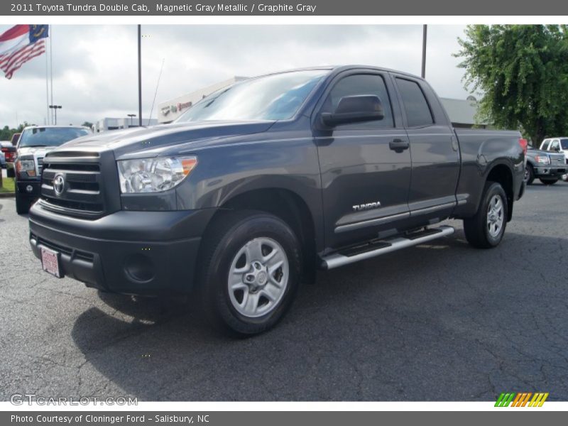 Magnetic Gray Metallic / Graphite Gray 2011 Toyota Tundra Double Cab