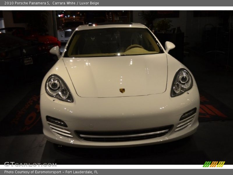 Carrara White / Luxor Beige 2010 Porsche Panamera S