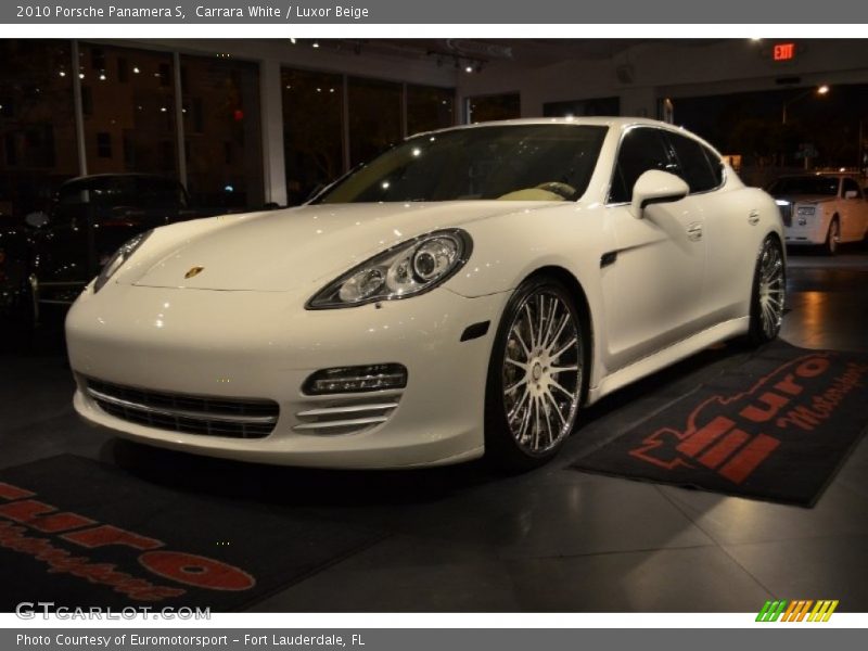 Carrara White / Luxor Beige 2010 Porsche Panamera S
