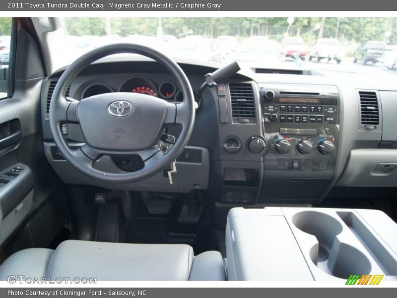 Magnetic Gray Metallic / Graphite Gray 2011 Toyota Tundra Double Cab