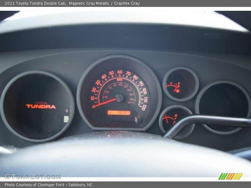 Magnetic Gray Metallic / Graphite Gray 2011 Toyota Tundra Double Cab