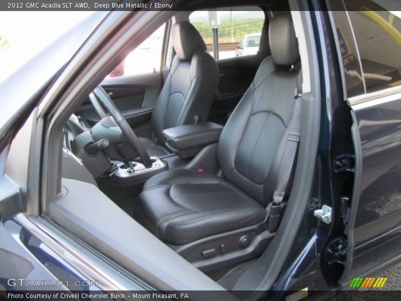 Deep Blue Metallic / Ebony 2012 GMC Acadia SLT AWD