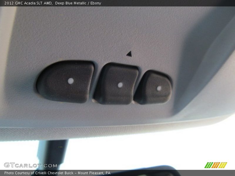 Deep Blue Metallic / Ebony 2012 GMC Acadia SLT AWD
