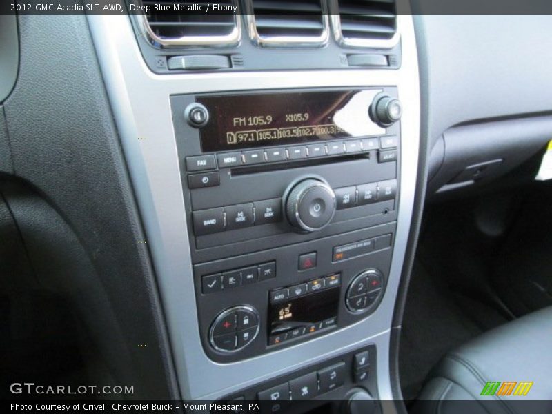 Deep Blue Metallic / Ebony 2012 GMC Acadia SLT AWD
