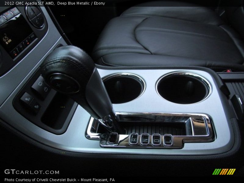 Deep Blue Metallic / Ebony 2012 GMC Acadia SLT AWD