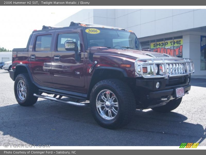 Twilight Maroon Metallic / Ebony 2006 Hummer H2 SUT