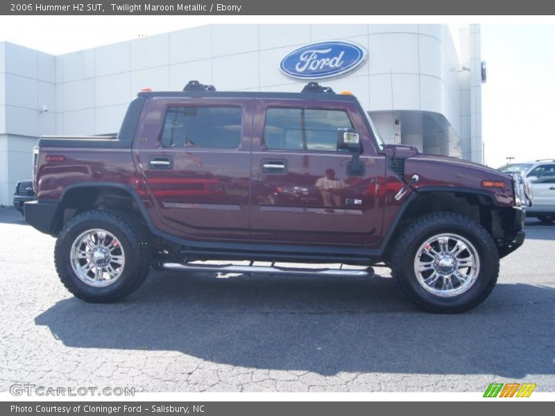 Twilight Maroon Metallic / Ebony 2006 Hummer H2 SUT