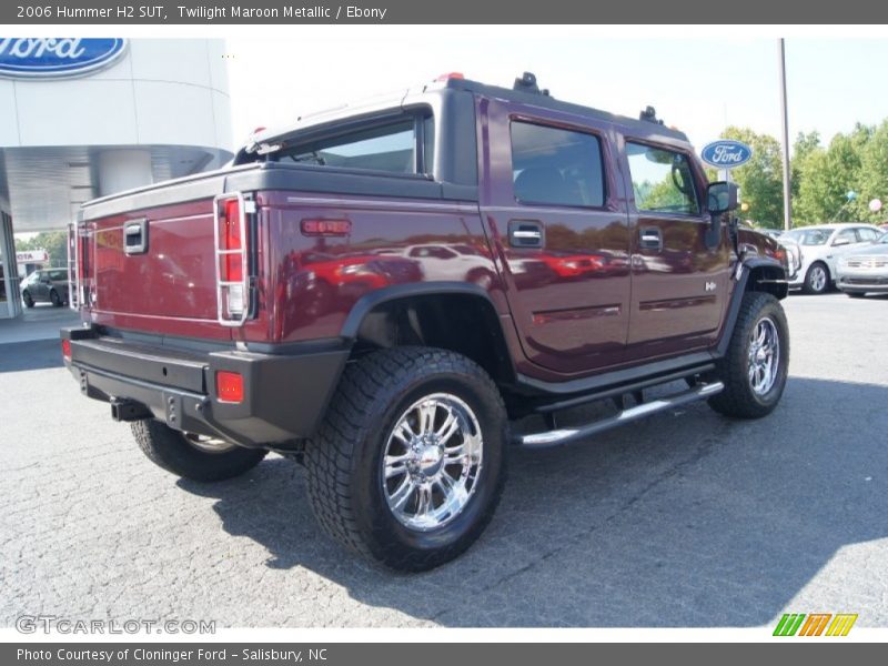 Twilight Maroon Metallic / Ebony 2006 Hummer H2 SUT
