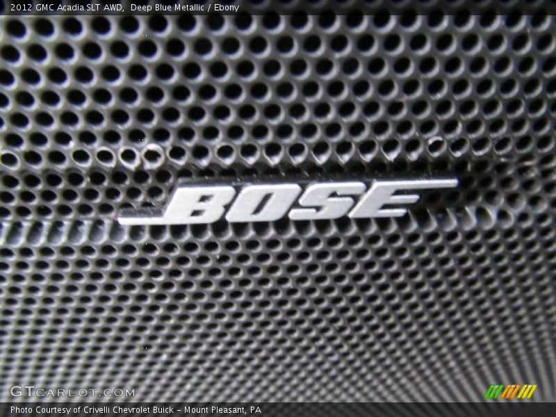 Deep Blue Metallic / Ebony 2012 GMC Acadia SLT AWD