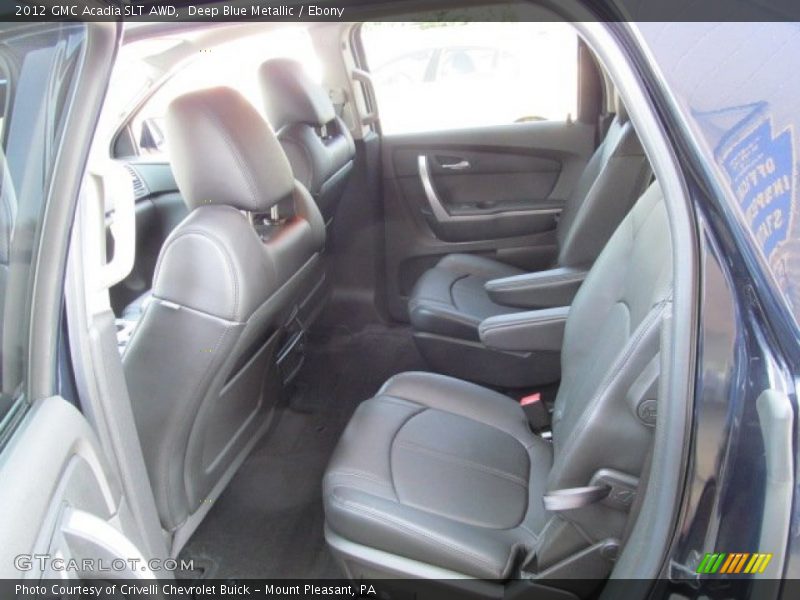 Deep Blue Metallic / Ebony 2012 GMC Acadia SLT AWD