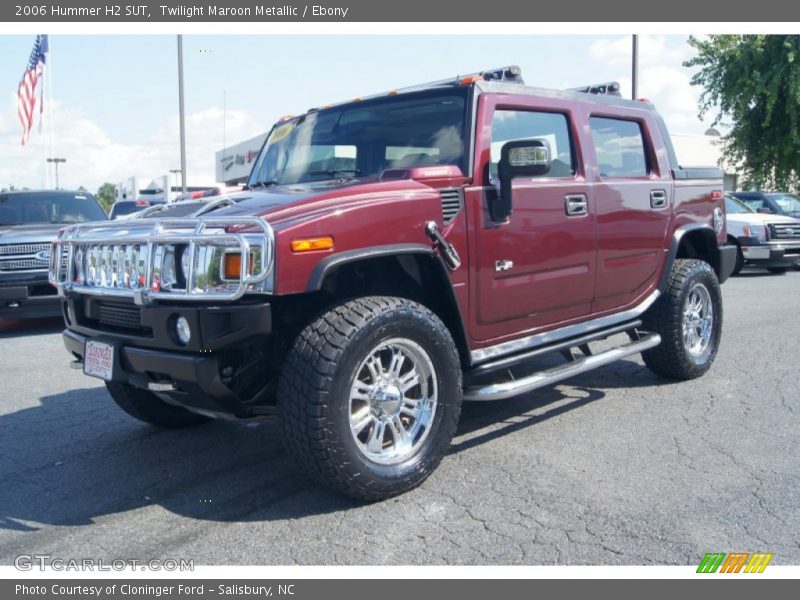 Twilight Maroon Metallic / Ebony 2006 Hummer H2 SUT