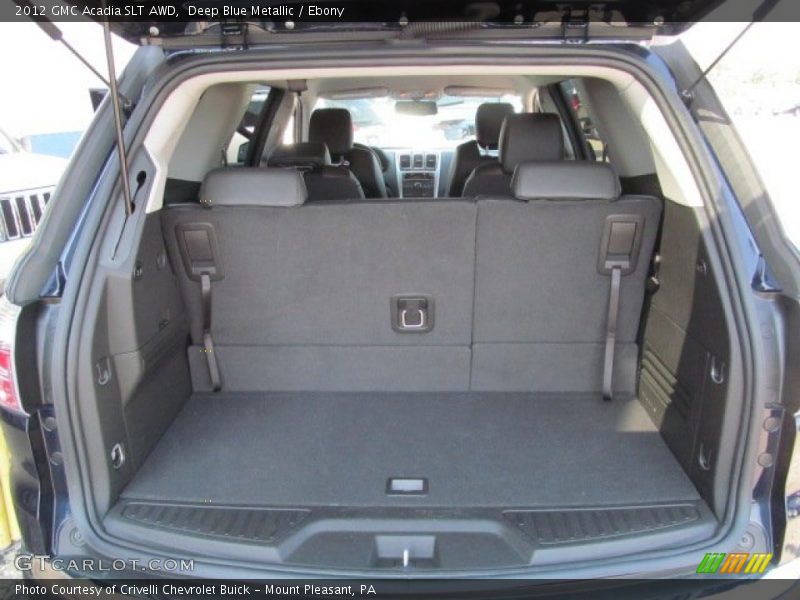 Deep Blue Metallic / Ebony 2012 GMC Acadia SLT AWD