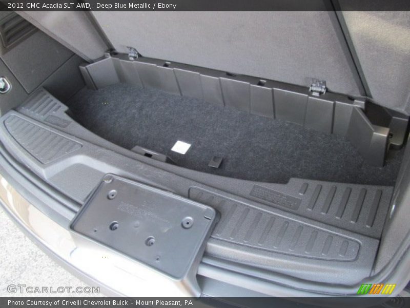 Deep Blue Metallic / Ebony 2012 GMC Acadia SLT AWD
