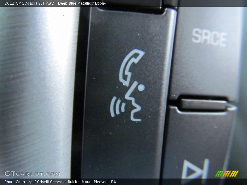 Deep Blue Metallic / Ebony 2012 GMC Acadia SLT AWD