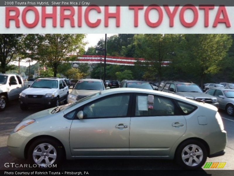 Silver Pine Mica / Gray 2008 Toyota Prius Hybrid