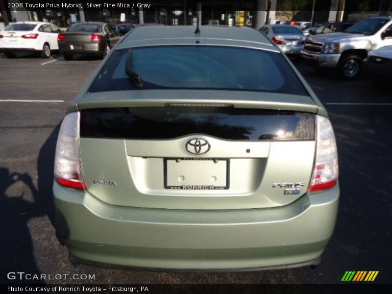 Silver Pine Mica / Gray 2008 Toyota Prius Hybrid
