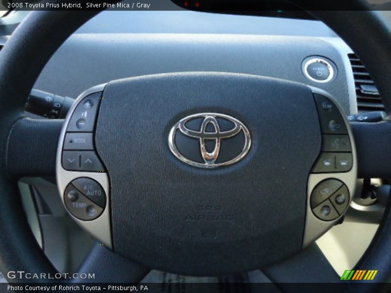 Silver Pine Mica / Gray 2008 Toyota Prius Hybrid