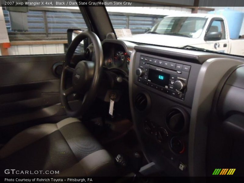 Black / Dark Slate Gray/Medium Slate Gray 2007 Jeep Wrangler X 4x4