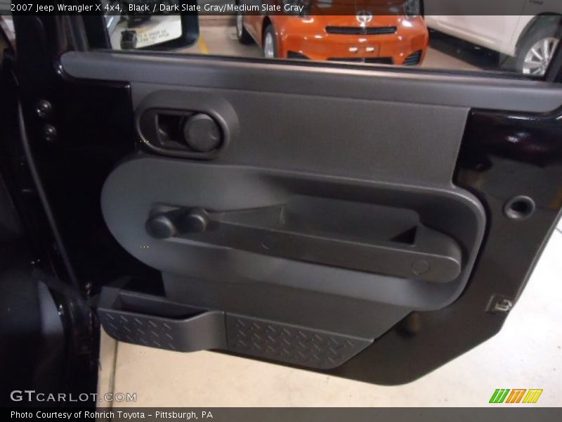 Black / Dark Slate Gray/Medium Slate Gray 2007 Jeep Wrangler X 4x4