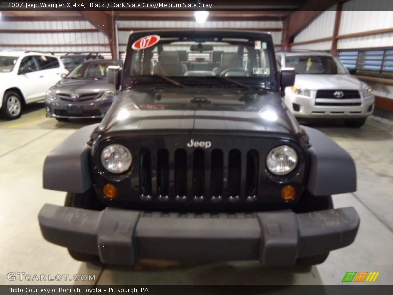 Black / Dark Slate Gray/Medium Slate Gray 2007 Jeep Wrangler X 4x4