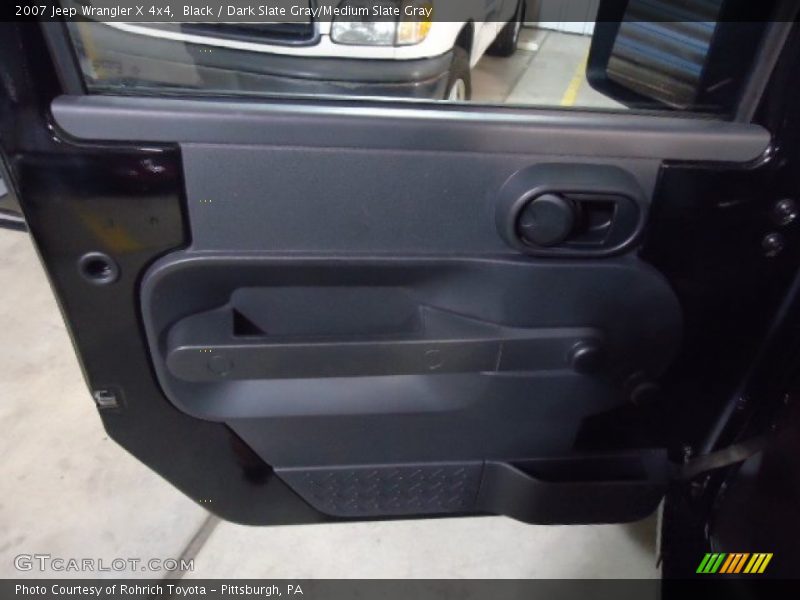 Black / Dark Slate Gray/Medium Slate Gray 2007 Jeep Wrangler X 4x4