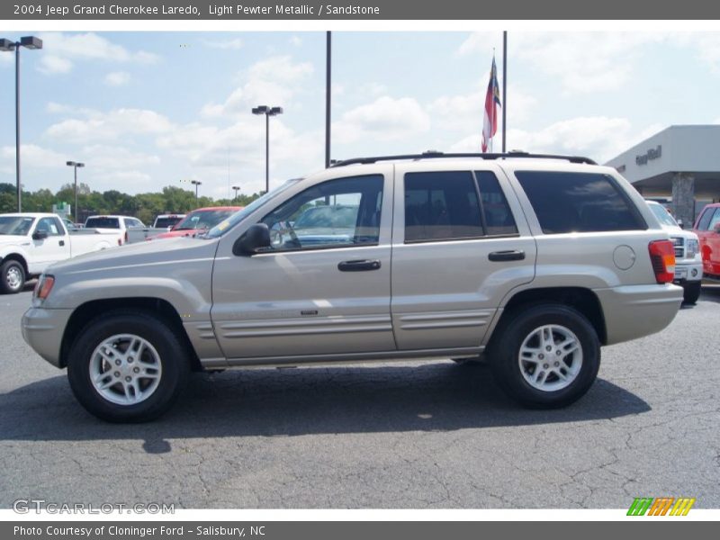 Light Pewter Metallic / Sandstone 2004 Jeep Grand Cherokee Laredo