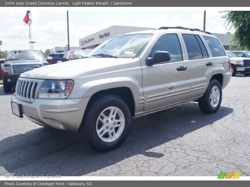 Light Pewter Metallic / Sandstone 2004 Jeep Grand Cherokee Laredo