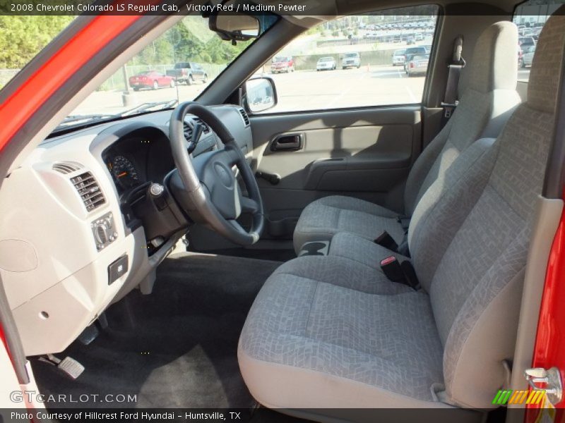 Victory Red / Medium Pewter 2008 Chevrolet Colorado LS Regular Cab