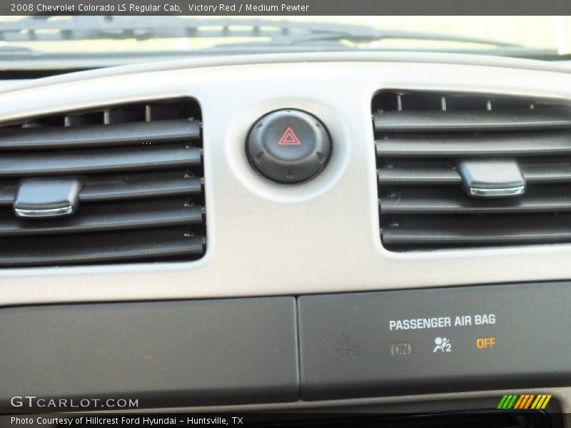 Victory Red / Medium Pewter 2008 Chevrolet Colorado LS Regular Cab