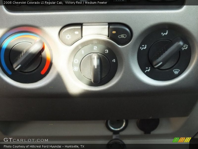 Victory Red / Medium Pewter 2008 Chevrolet Colorado LS Regular Cab