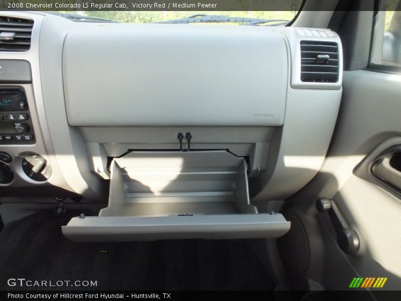 Victory Red / Medium Pewter 2008 Chevrolet Colorado LS Regular Cab