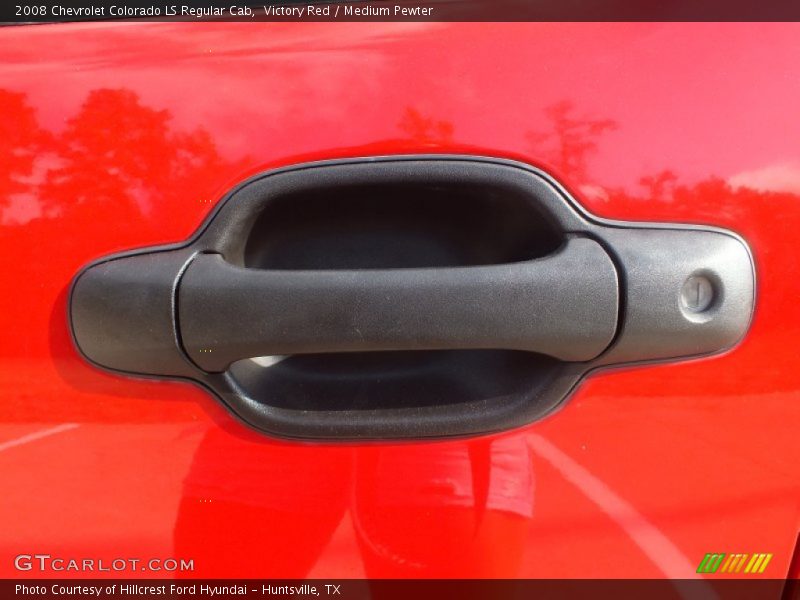 Victory Red / Medium Pewter 2008 Chevrolet Colorado LS Regular Cab