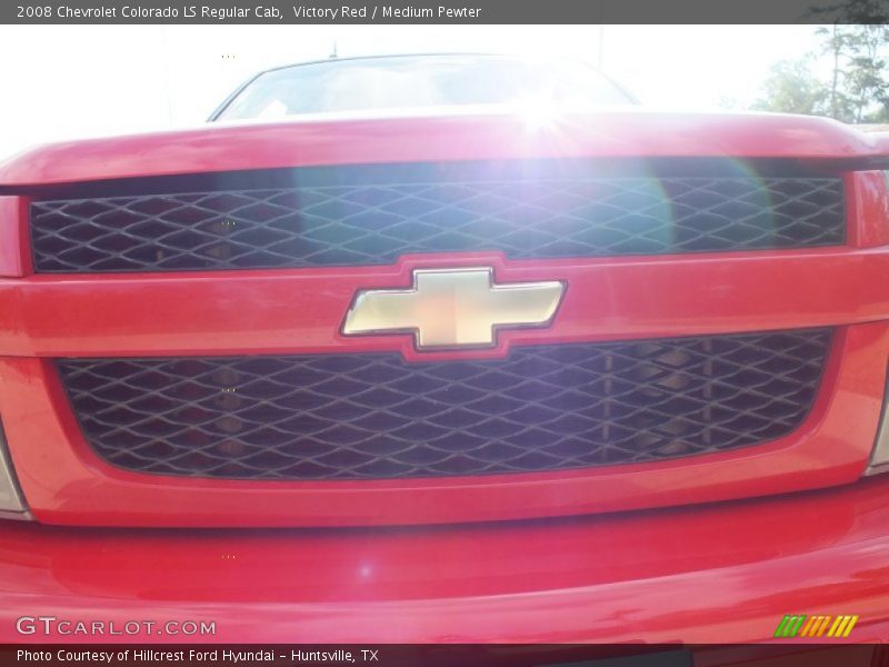 Victory Red / Medium Pewter 2008 Chevrolet Colorado LS Regular Cab