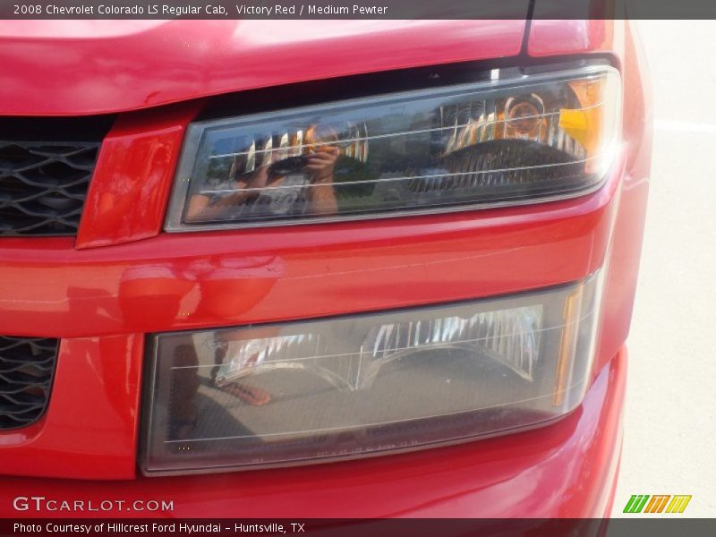 Victory Red / Medium Pewter 2008 Chevrolet Colorado LS Regular Cab