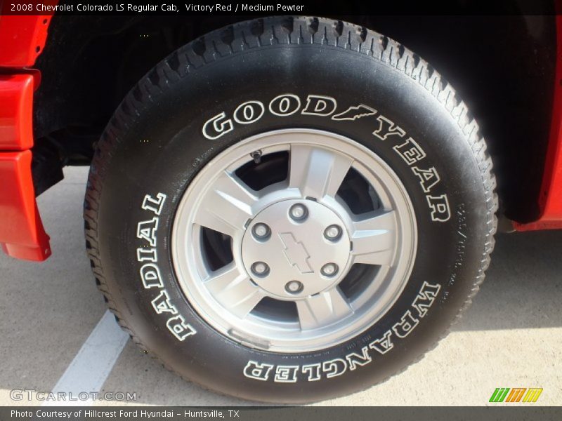 Victory Red / Medium Pewter 2008 Chevrolet Colorado LS Regular Cab